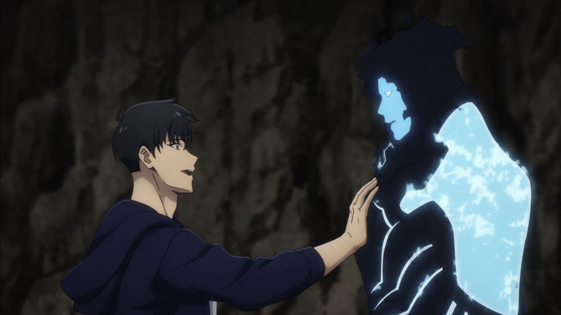 Sung Jinwoo and Min Byung-Gyu as seen in the anime (Image via A-1 Pictures)